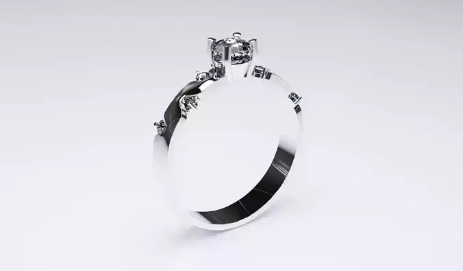 Wedding ring 3D model