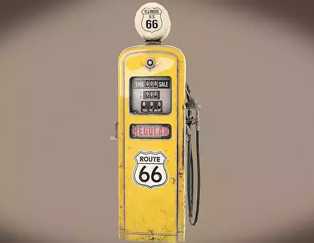 8-ball Gas Pump 