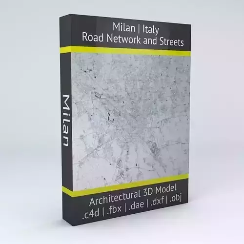 Milan Road Network and Streets