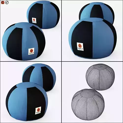 Pouf Lollipop 3D model