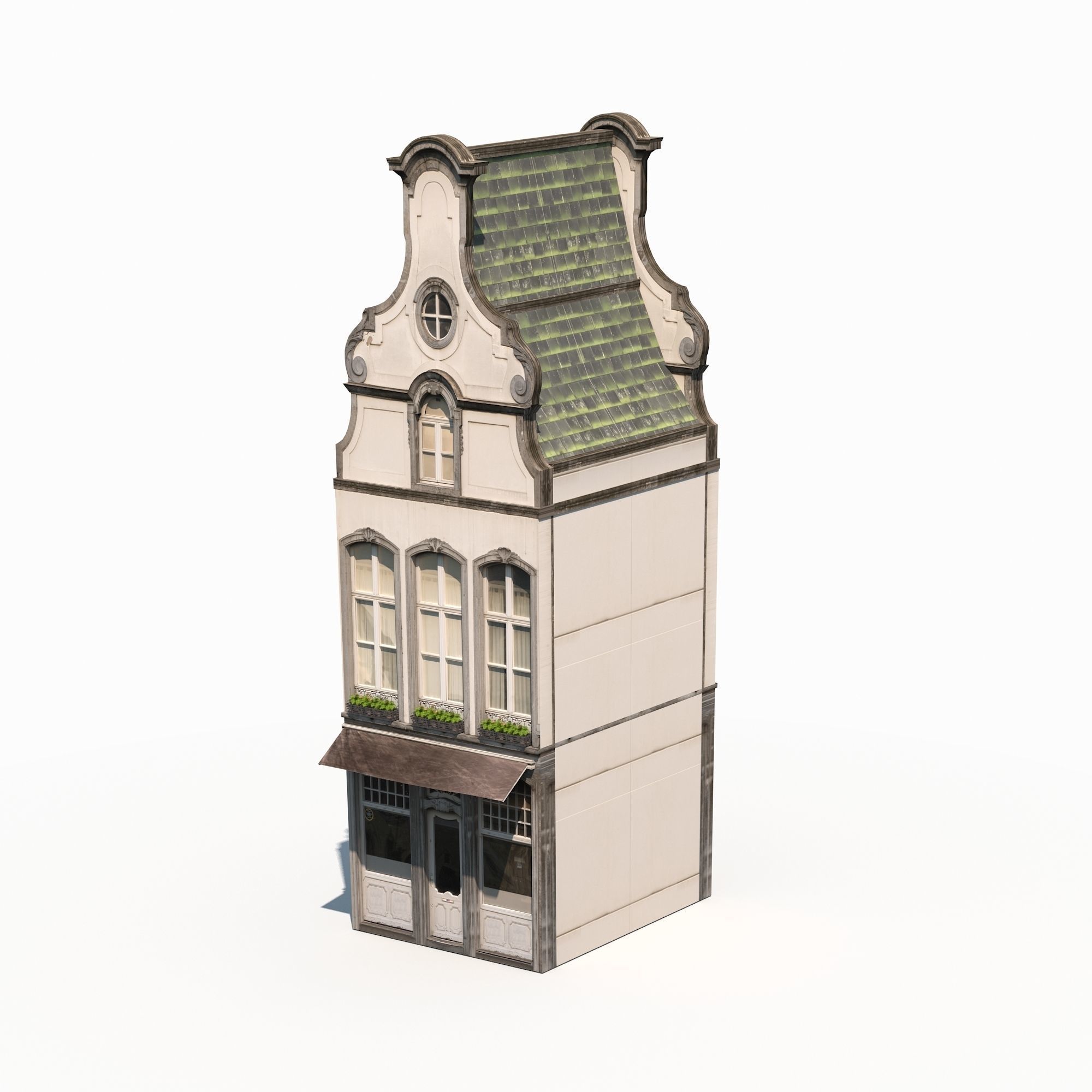 Apartment House 182 Low Poly Low-poly 3D model_8