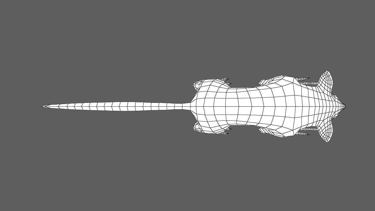 Aye Aye werewolf 3D model_15