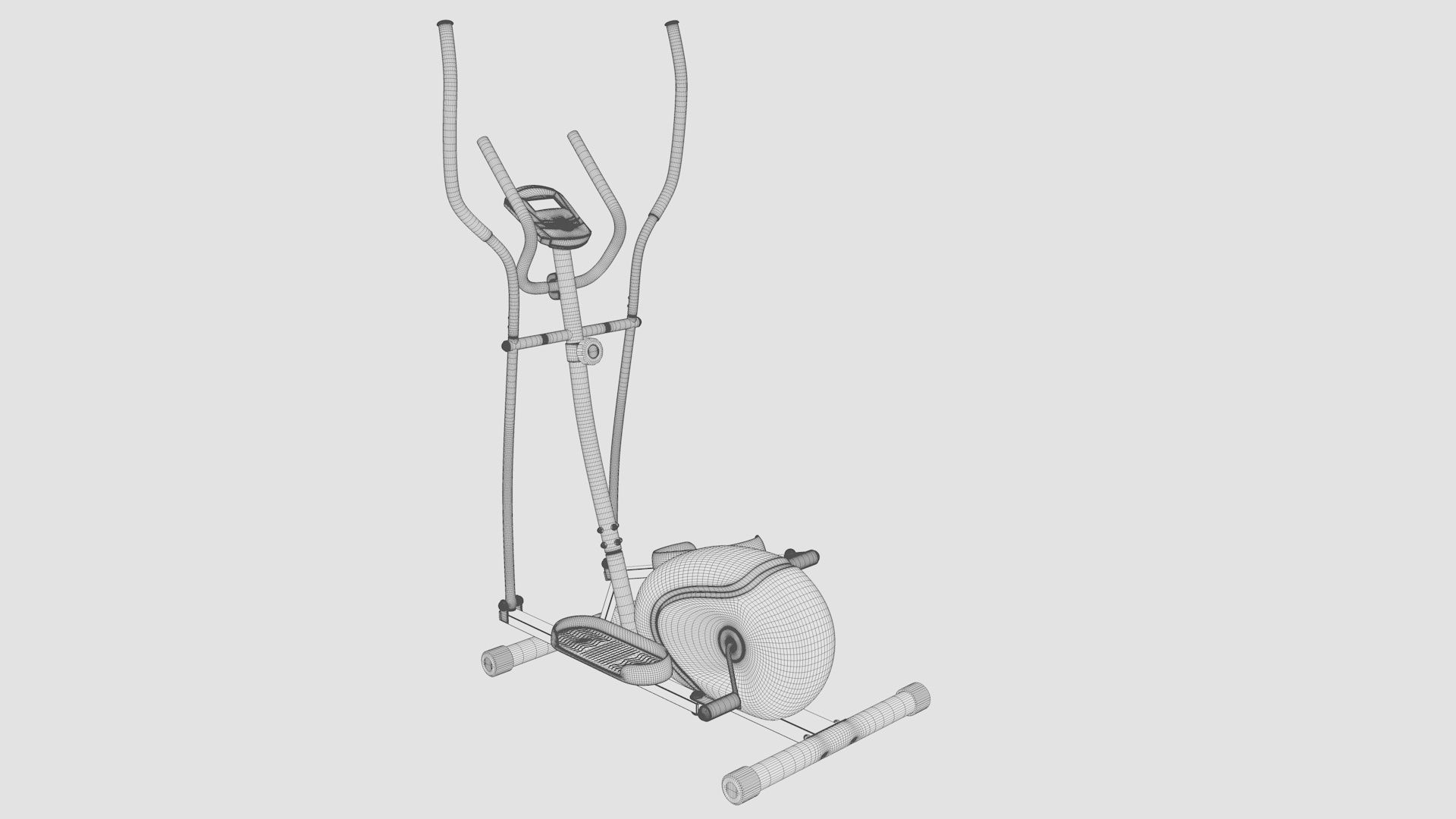 Exercise Bike 3D model_6