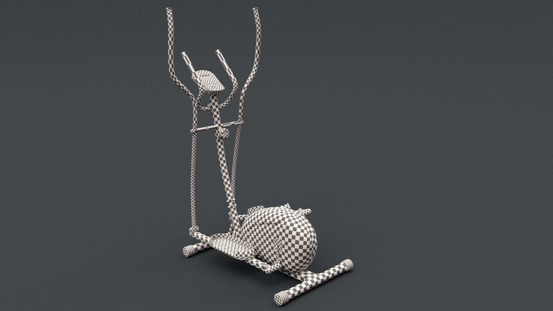 Exercise Bike 3D model_4