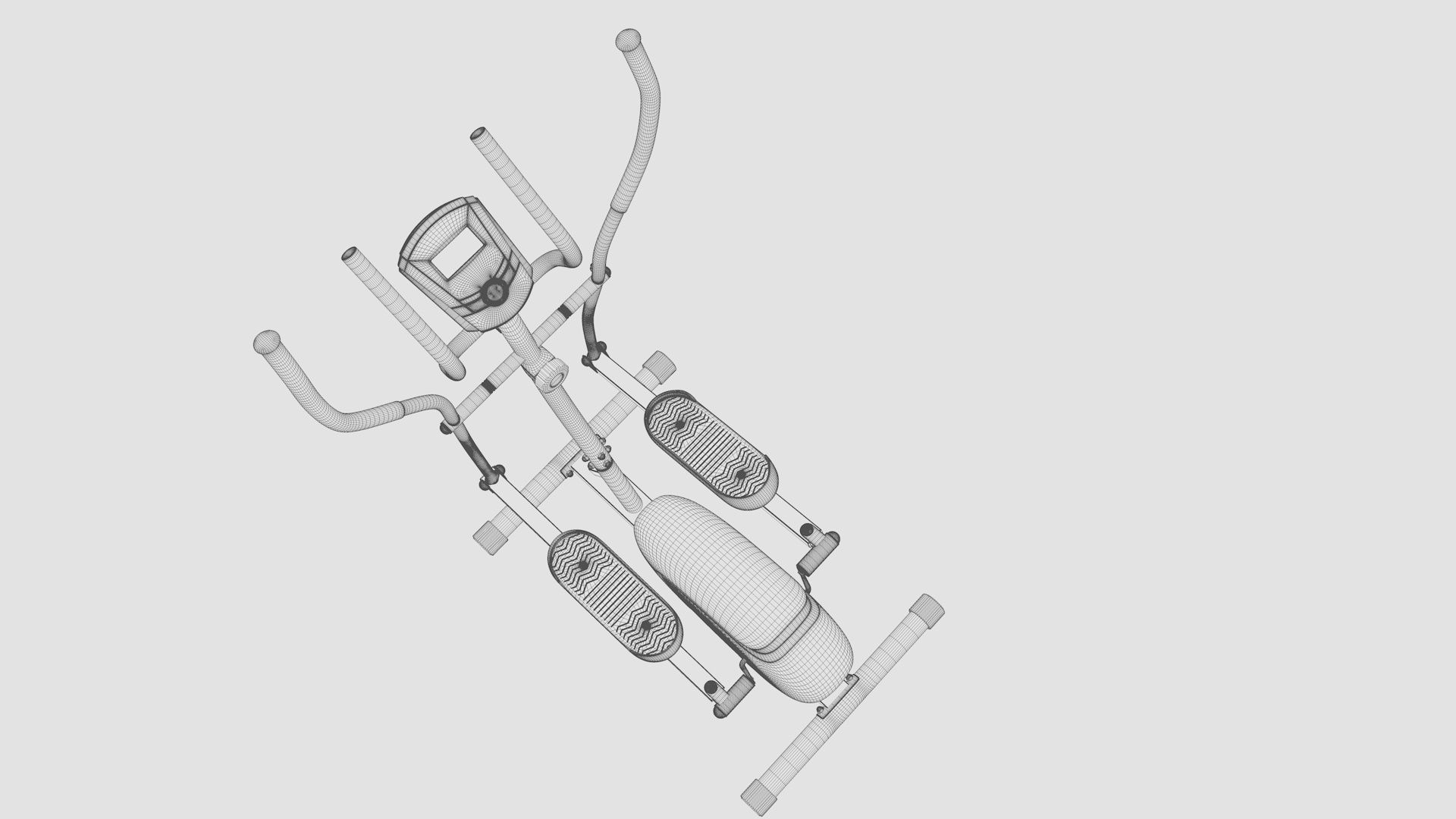 Exercise Bike 3D model_7