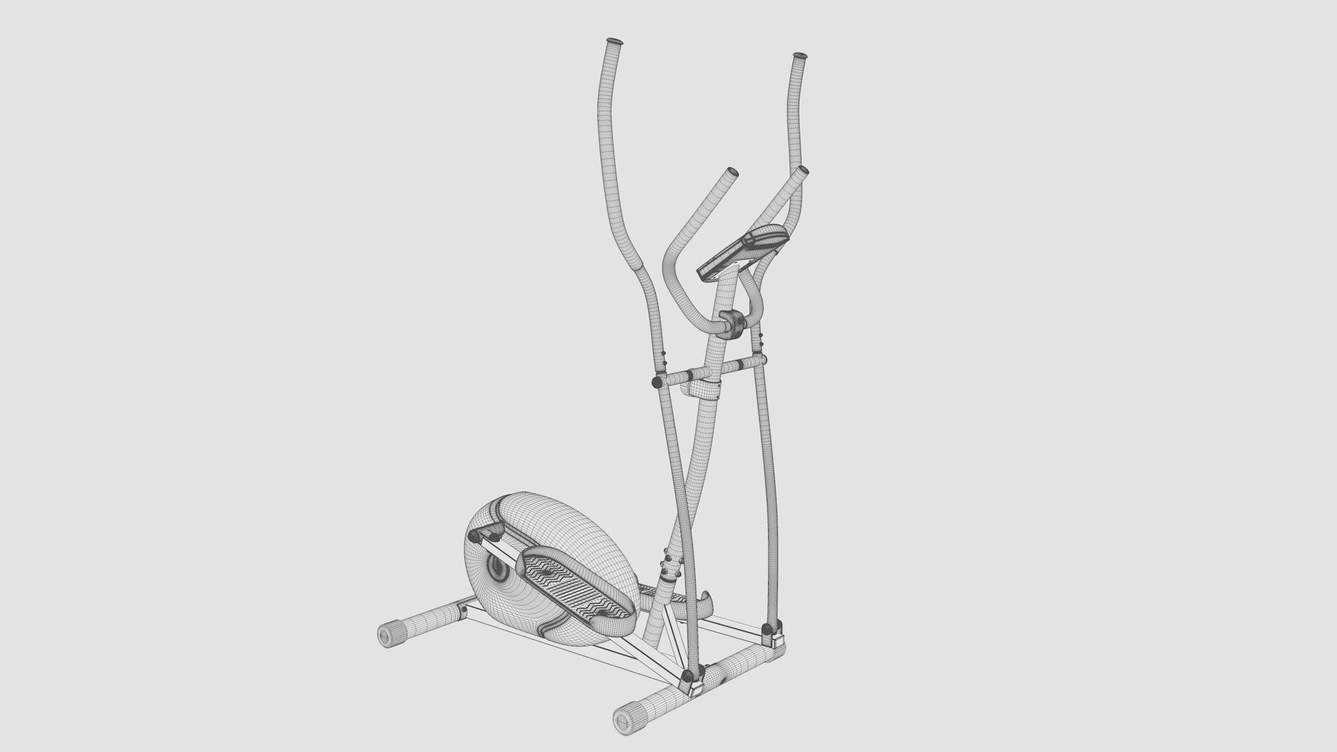 Exercise Bike 3D model_5