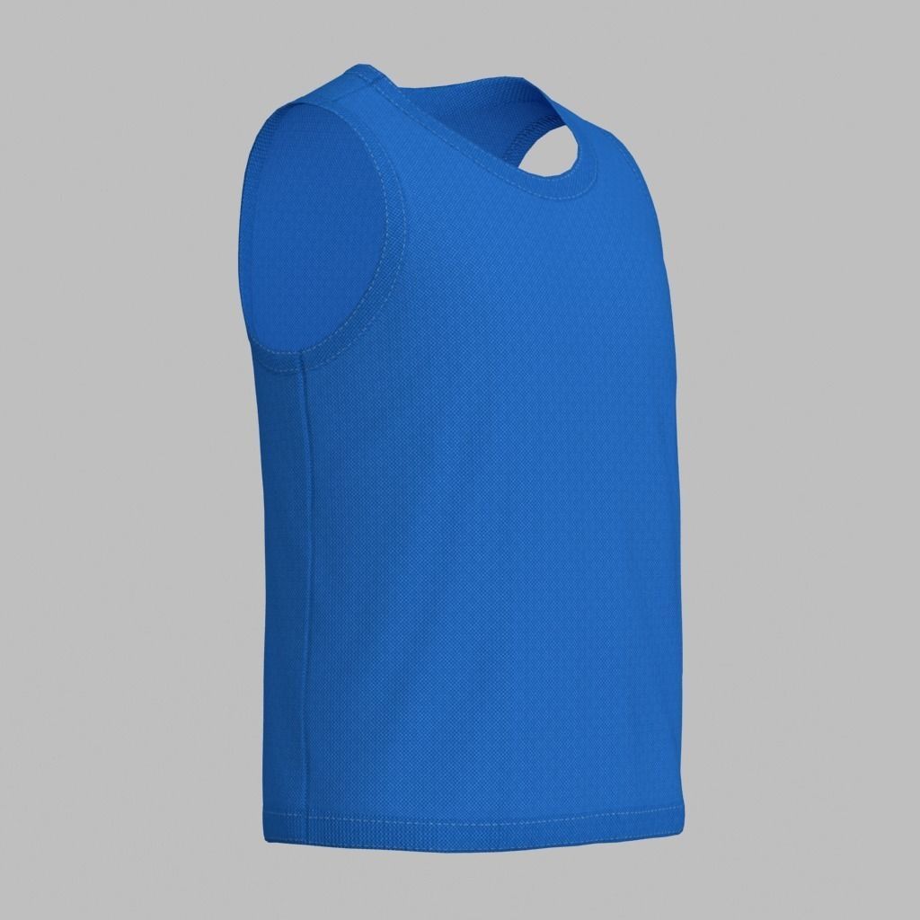 Basketball Jersey Low-poly 3D model_6