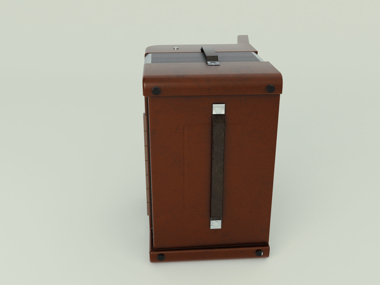 Accordion 3D model box Low-poly 3D model_13
