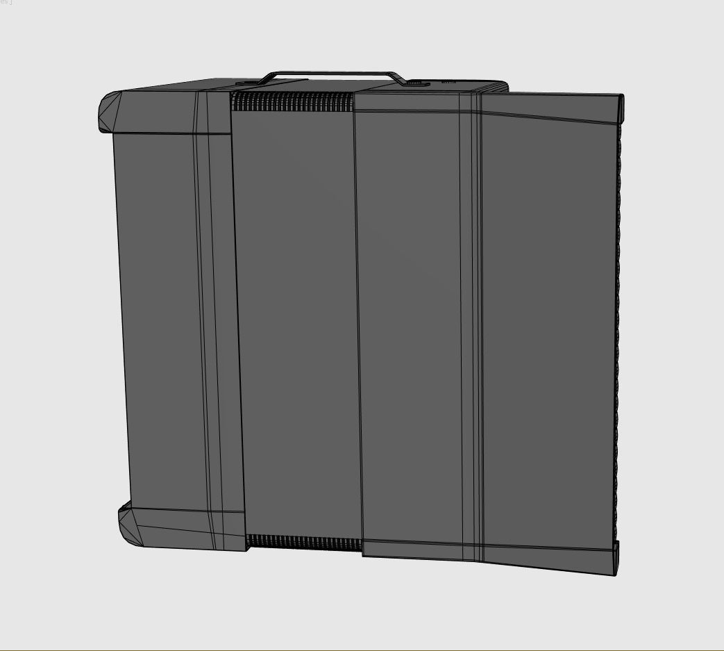 Accordion 3D model box Low-poly 3D model_32