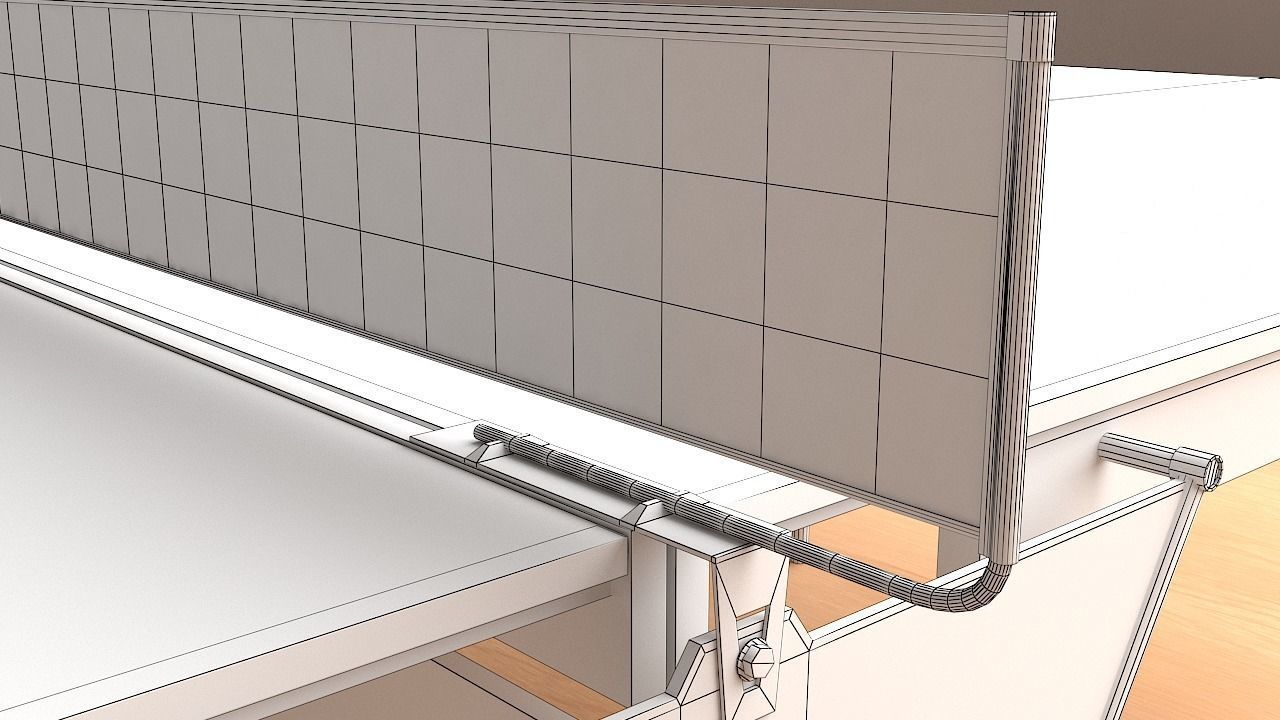 Tenis Table 3D model_5