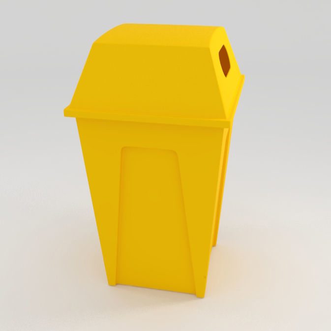  trash can  Free 3D model_5