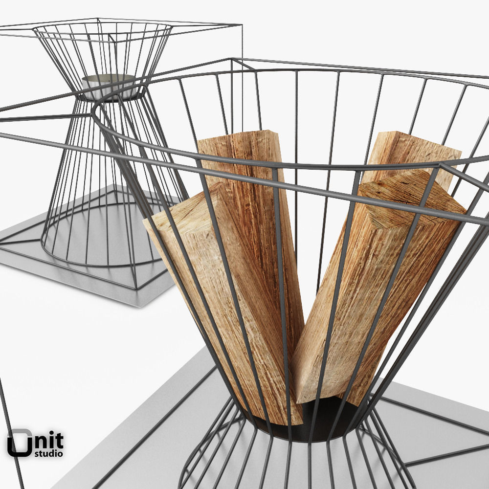 Skargaarden Boo fire basket 3D model_15