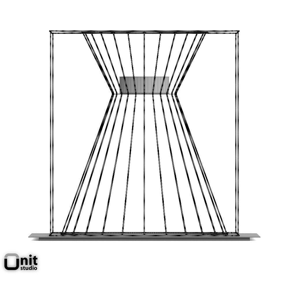 Skargaarden Boo fire basket 3D model_12
