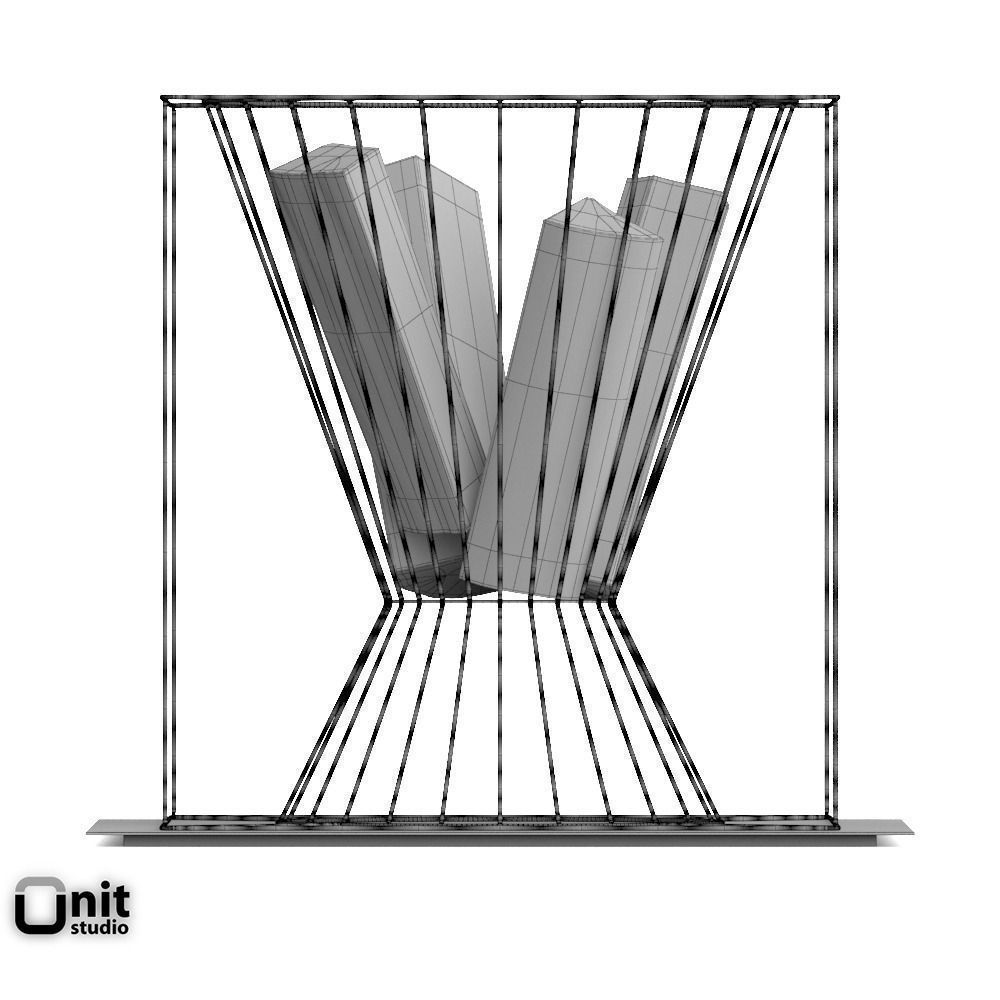 Skargaarden Boo fire basket 3D model_11