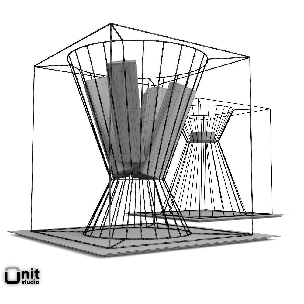 Skargaarden Boo fire basket 3D model_10