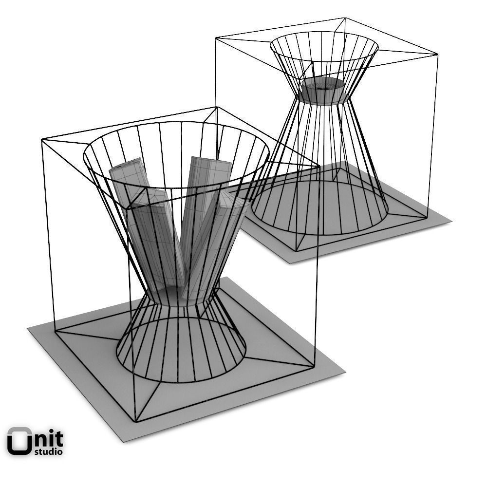 Skargaarden Boo fire basket 3D model_9