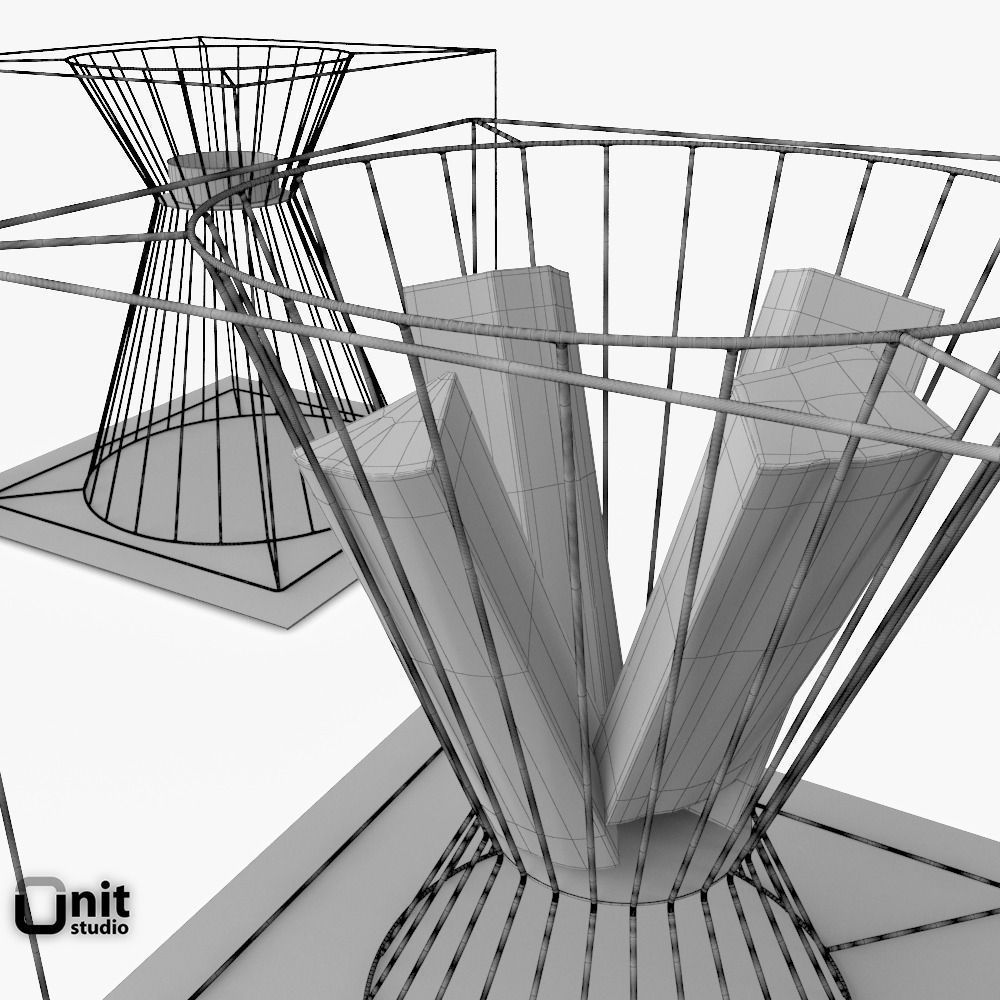 Skargaarden Boo fire basket 3D model_17