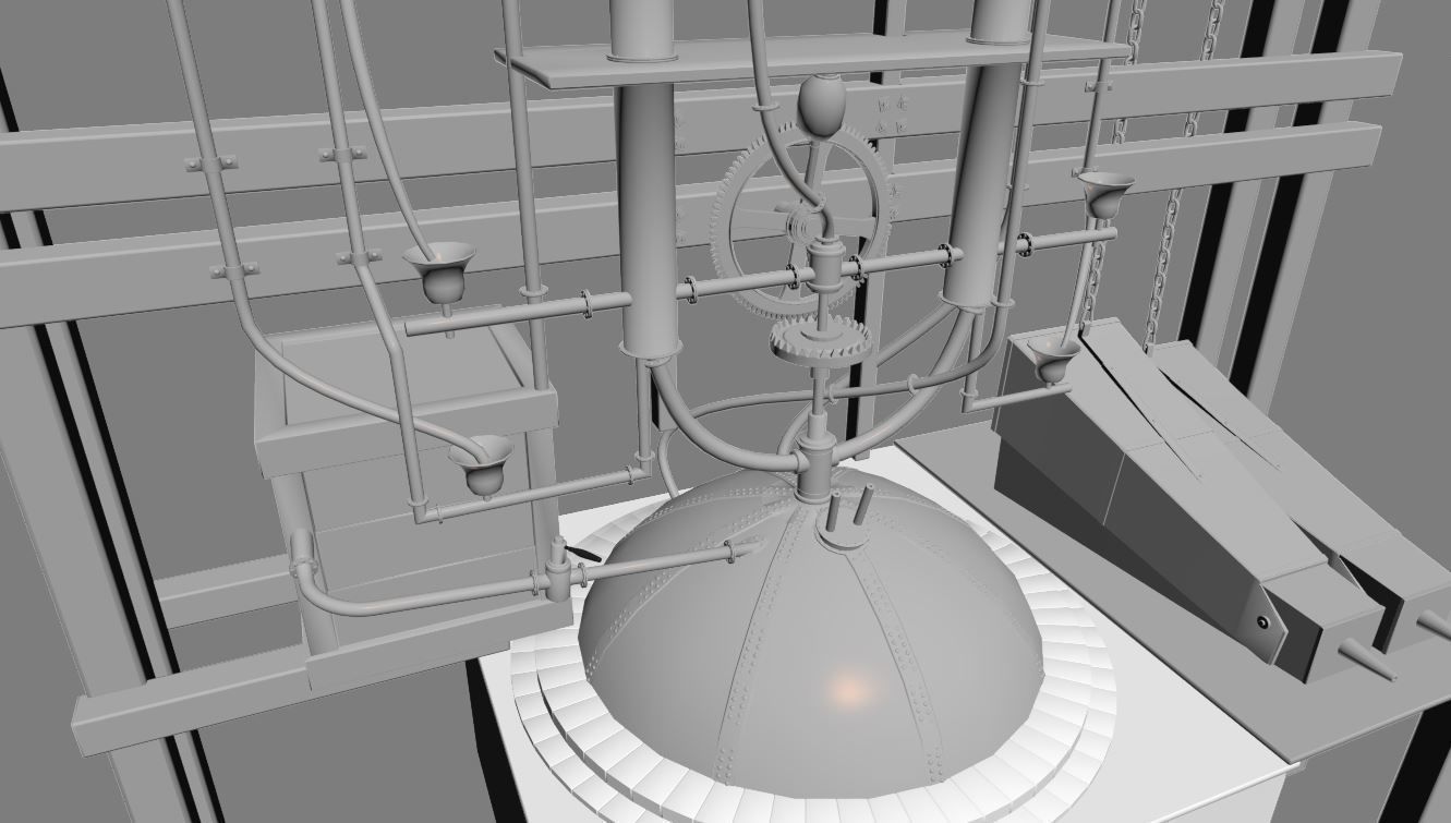 Ivan Polzunov steam engine 3D model_7