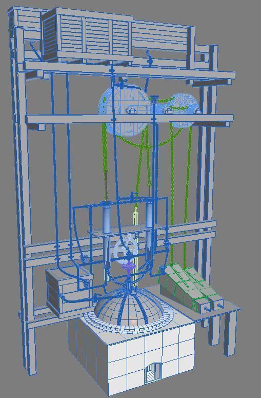 Ivan Polzunov steam engine 3D model_6