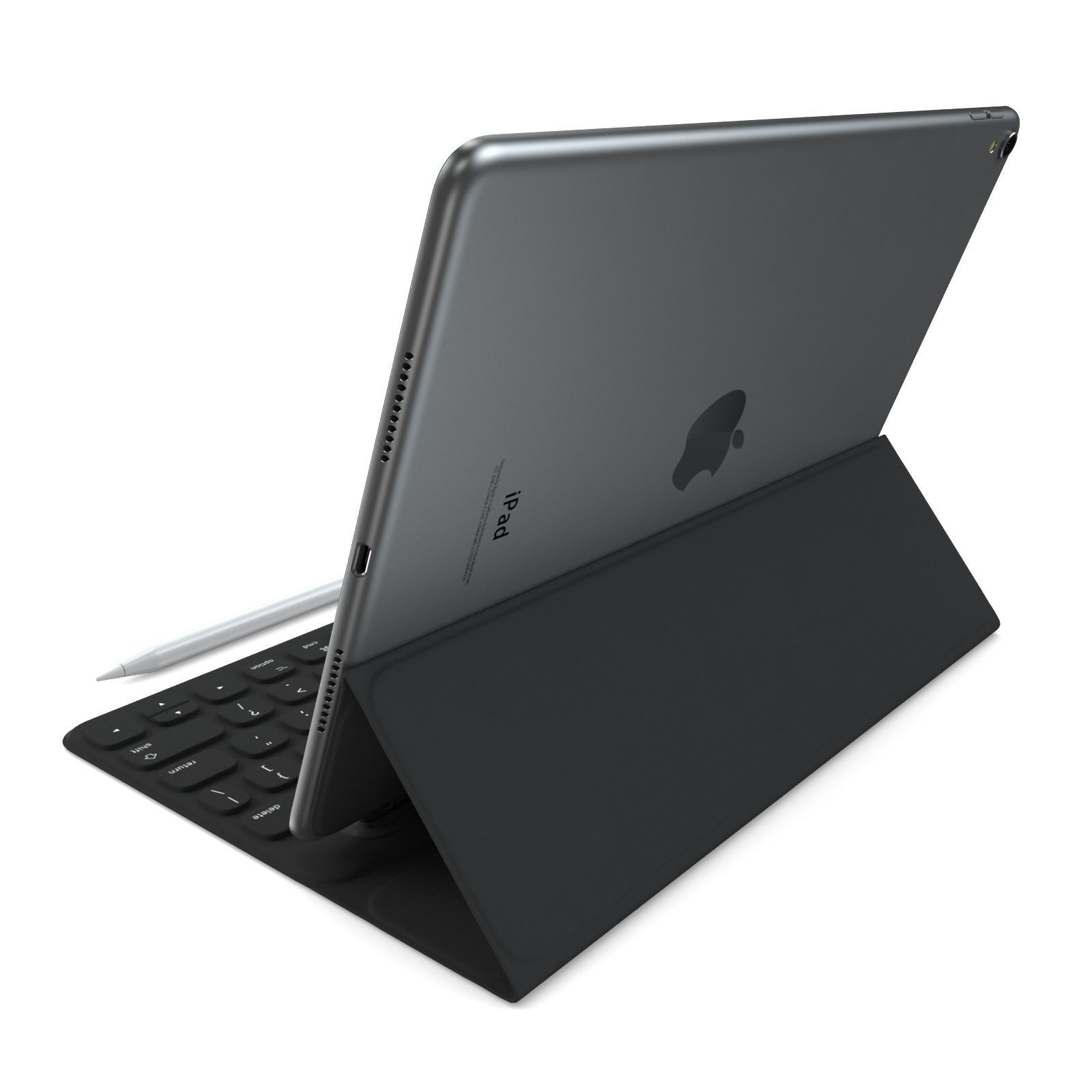 Apple iPad Pro 105 And Type Cover And Pencil 3D model_5