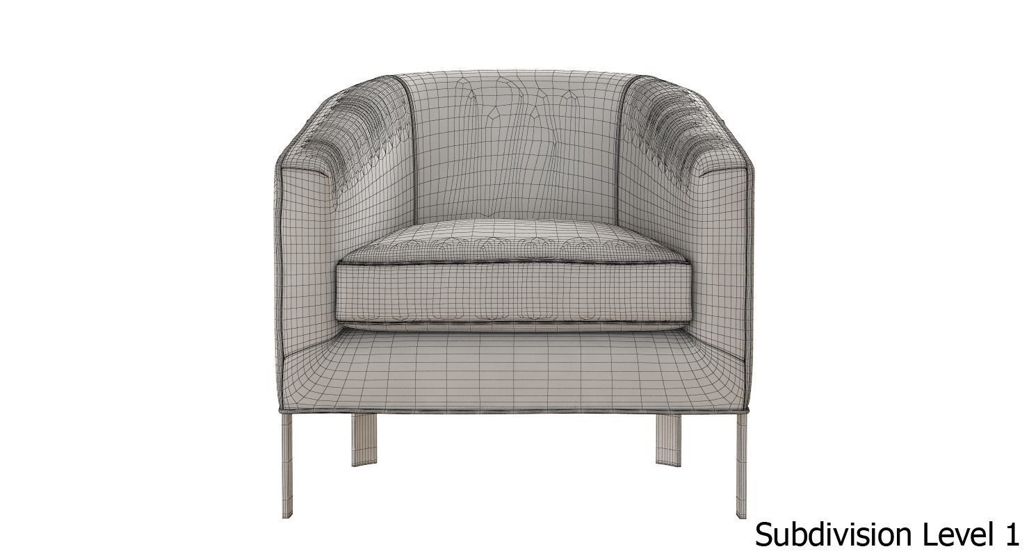 Mitchell Gold Avery Chair 3D model_11