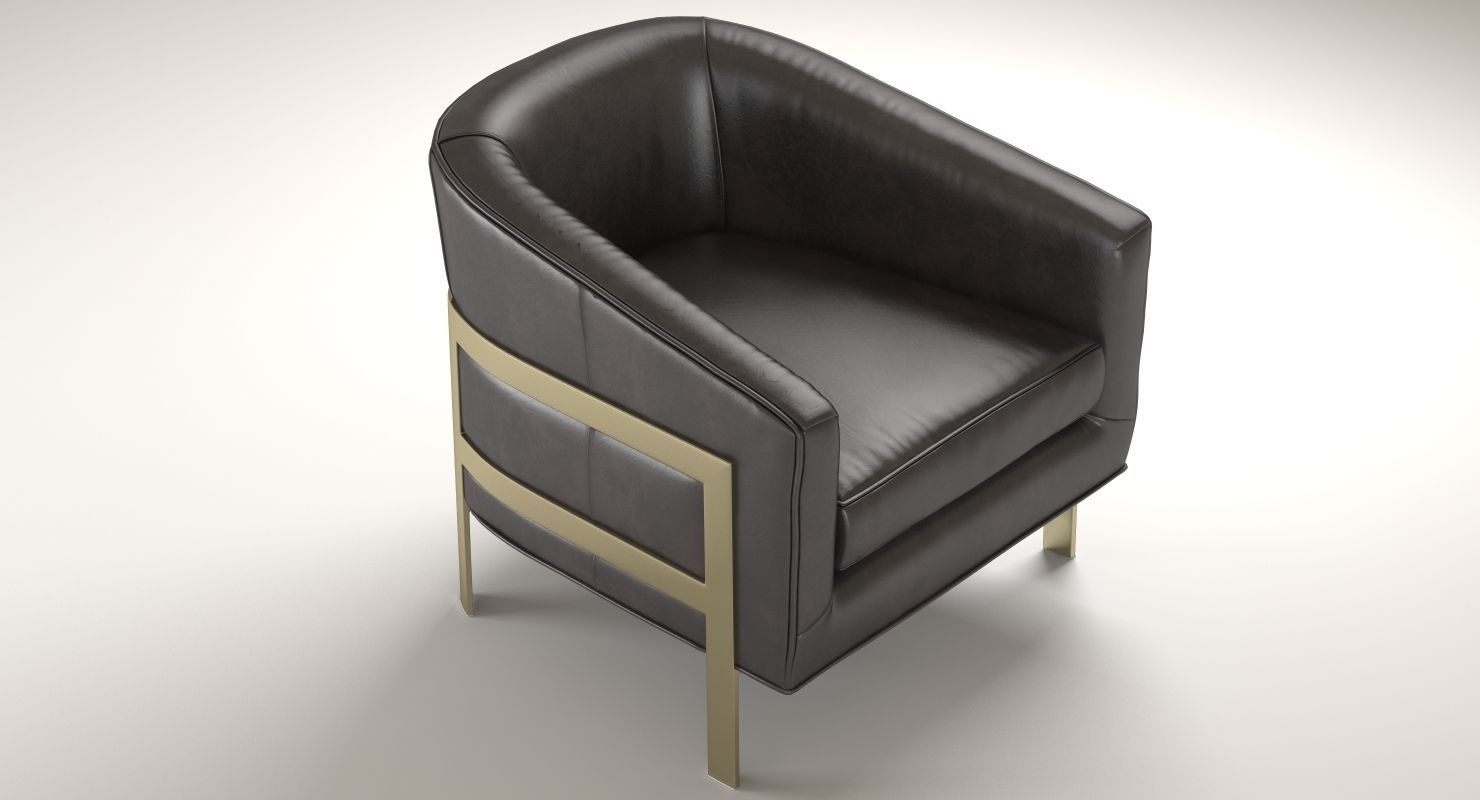 Mitchell Gold Avery Chair 3D model_5