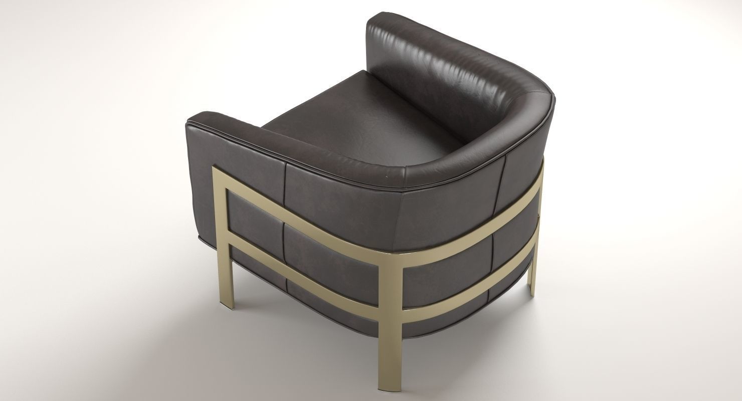 Mitchell Gold Avery Chair 3D model_1