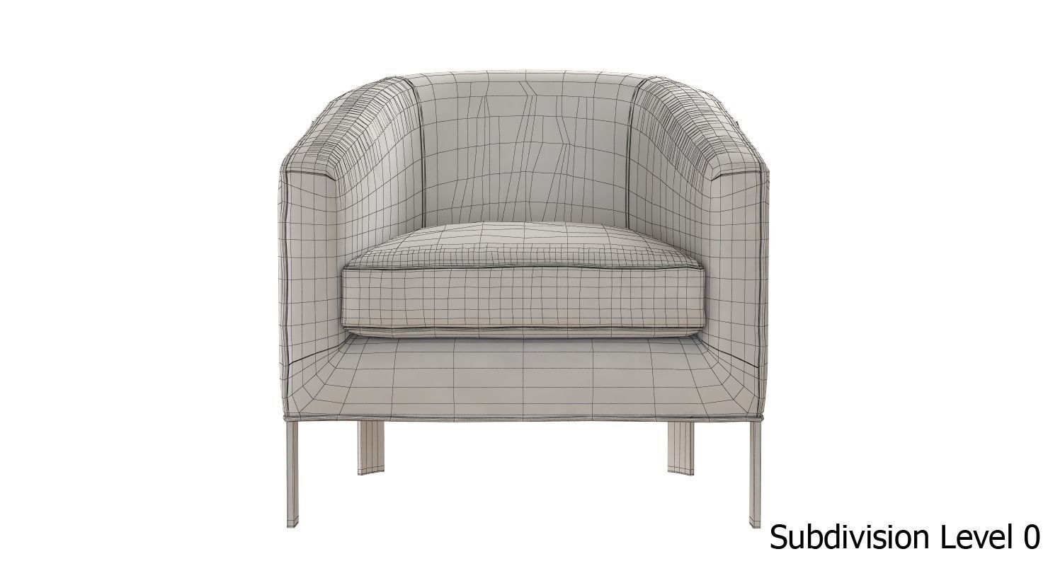 Mitchell Gold Avery Chair 3D model_7