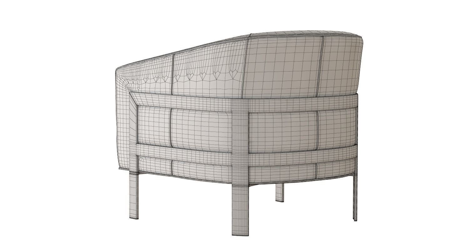 Mitchell Gold Avery Chair 3D model_10