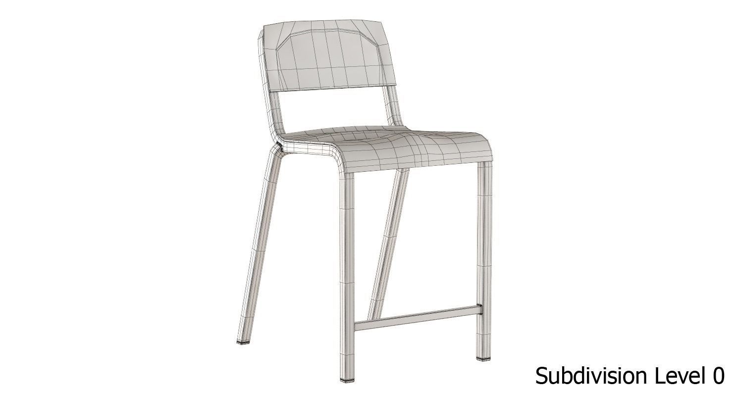 Emeco Counter Stool 3D model_9