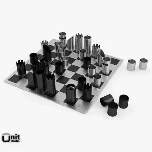 YAP chess game by Philippi 3D model
