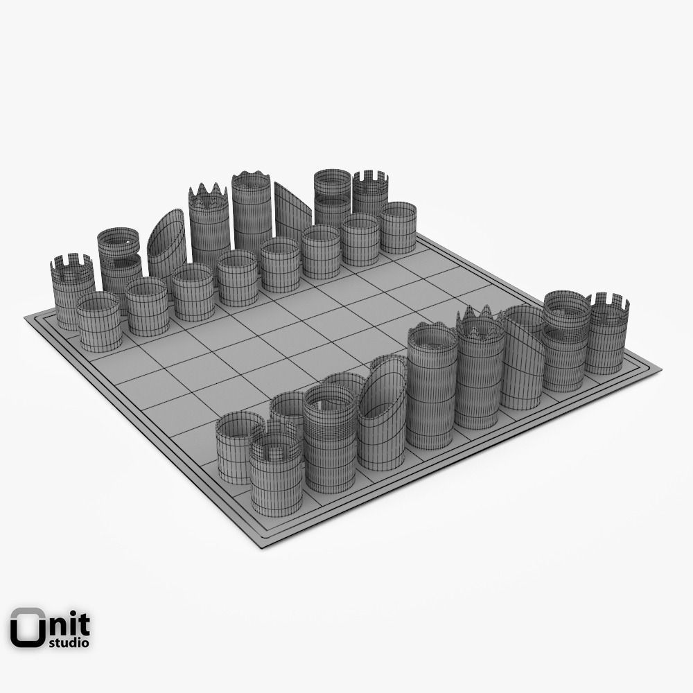 YAP chess game by Philippi 3D model_6