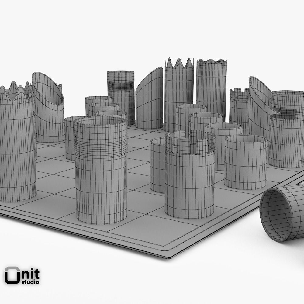 YAP chess game by Philippi 3D model_9