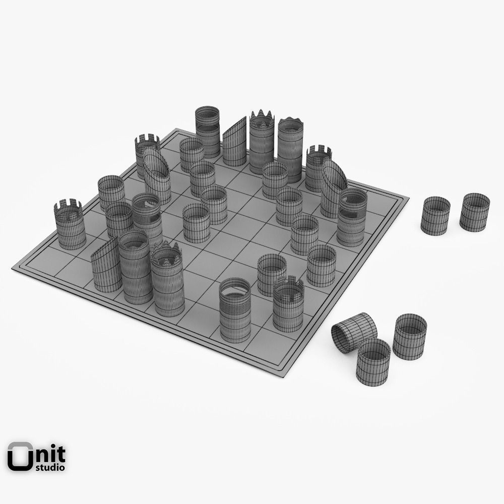 YAP chess game by Philippi 3D model_7