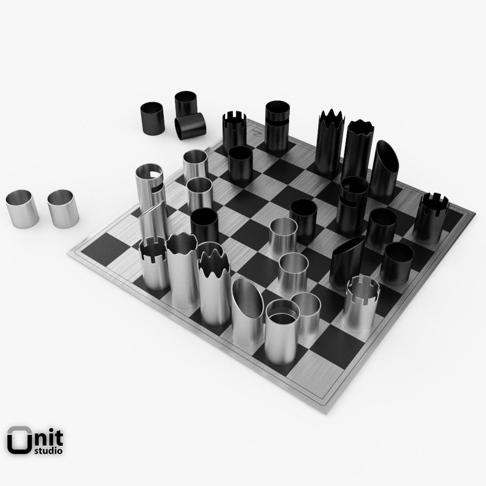 YAP chess game by Philippi 3D model_2