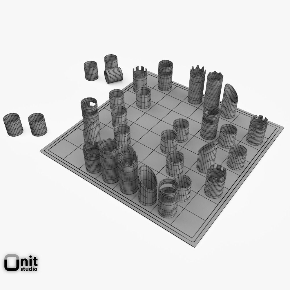 YAP chess game by Philippi 3D model_8