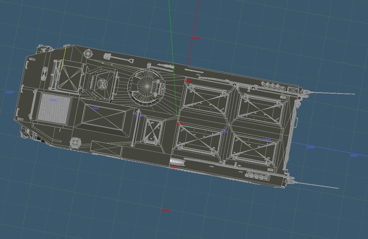 Japan Ground Self-Defense Force Type96 APC Default Color 3D model_5