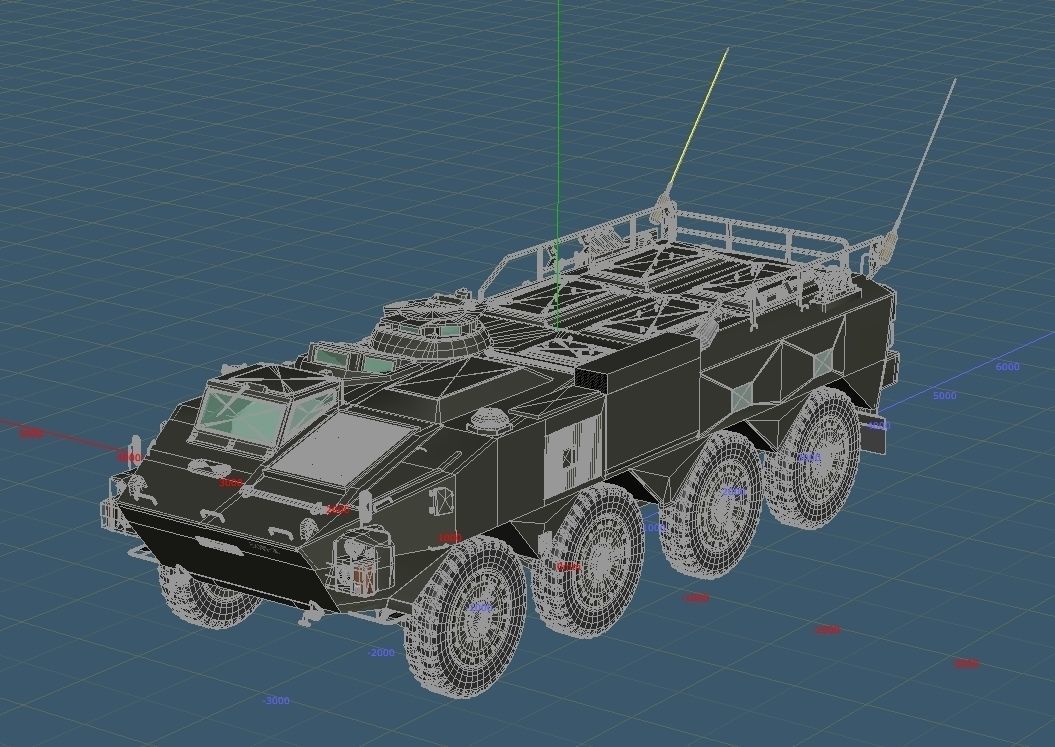 Japan Ground Self-Defense Force Type96 APC Default Color 3D model_3