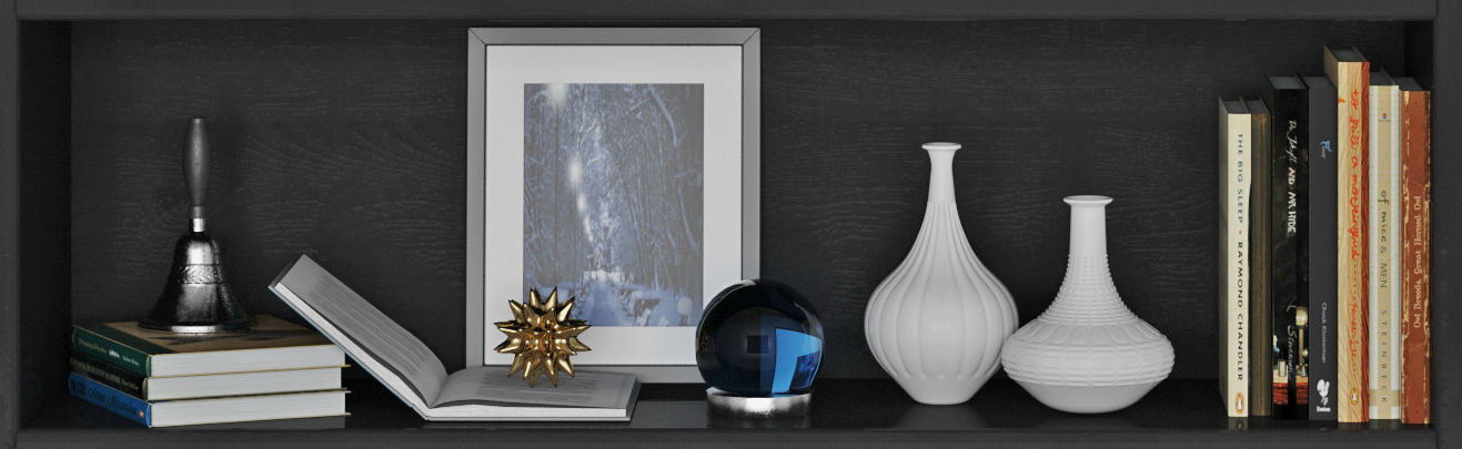 decorative set Gold 2 3D model_3