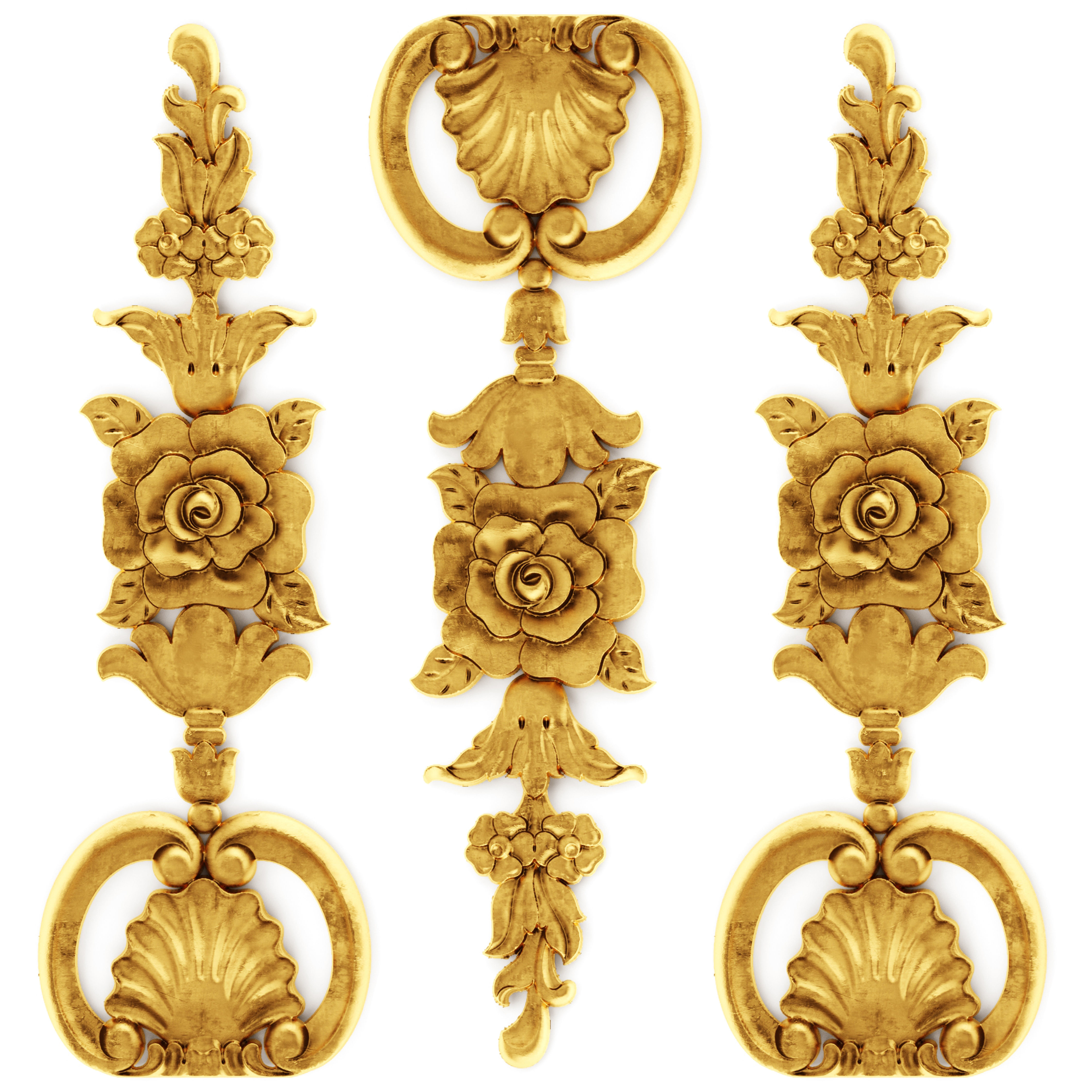 Cartouches SET 37 3D model_3