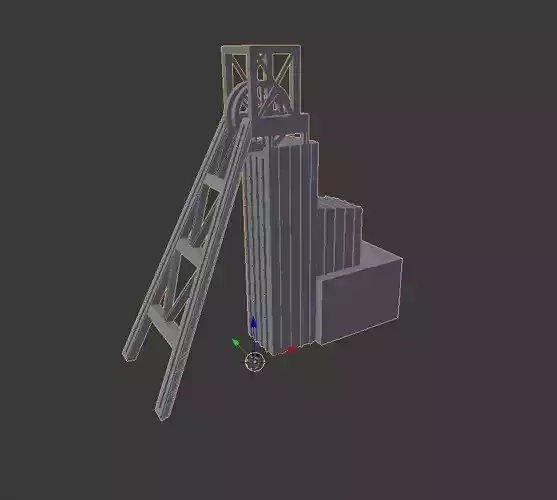 Coal Mine shaft miniature