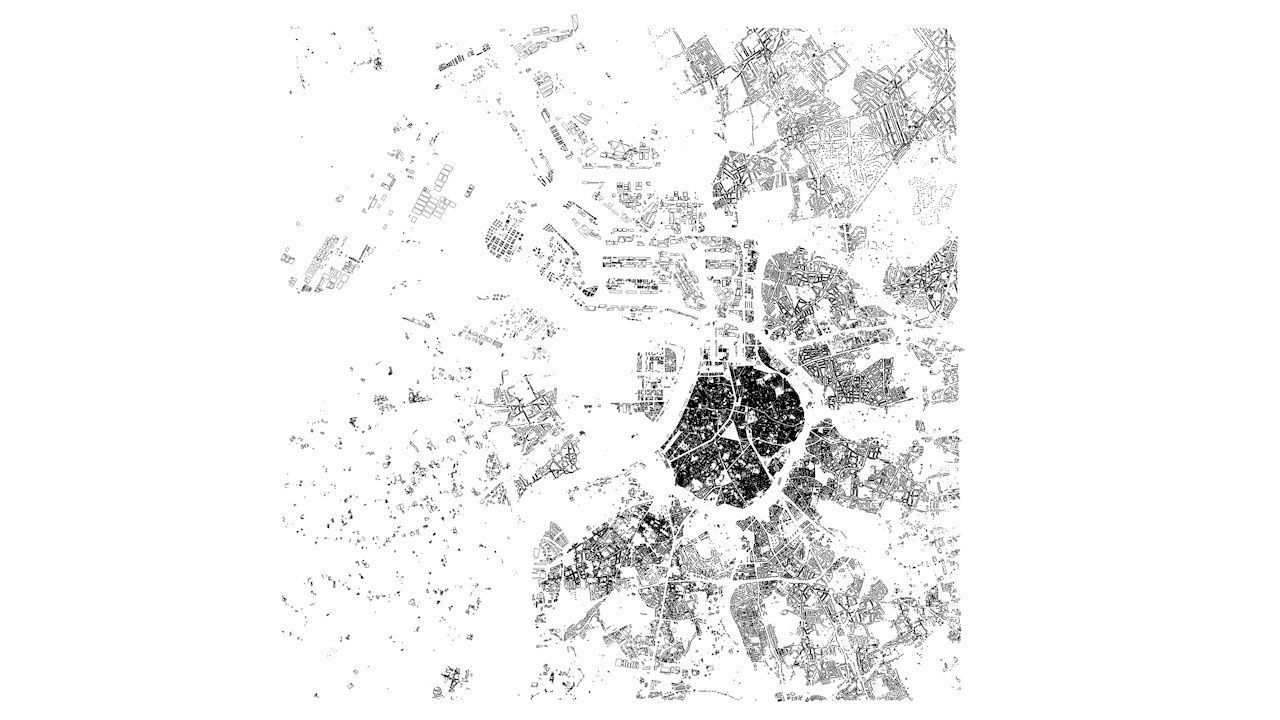 Antwerp Road Network and Streets 3D model_9