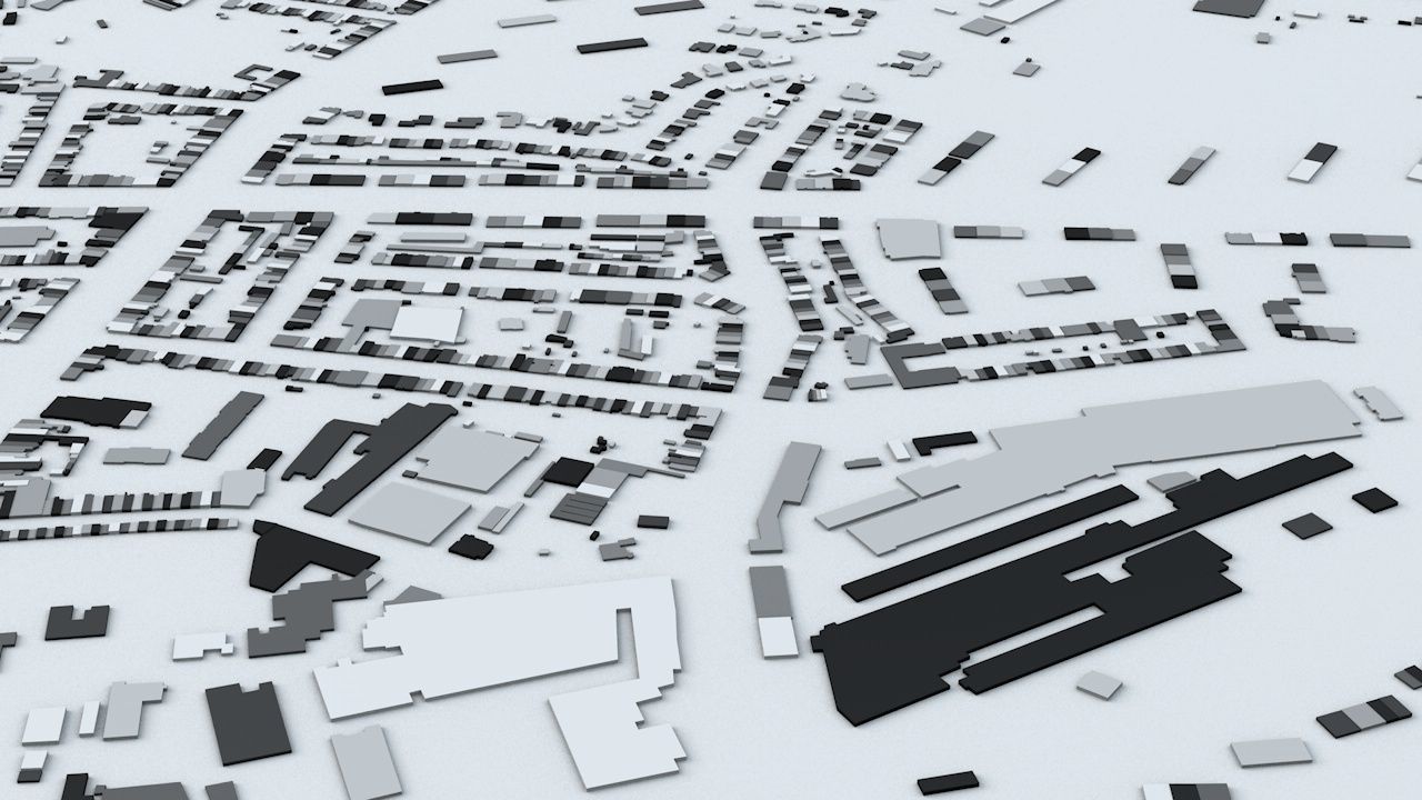 Antwerp Road Network and Streets 3D model_6