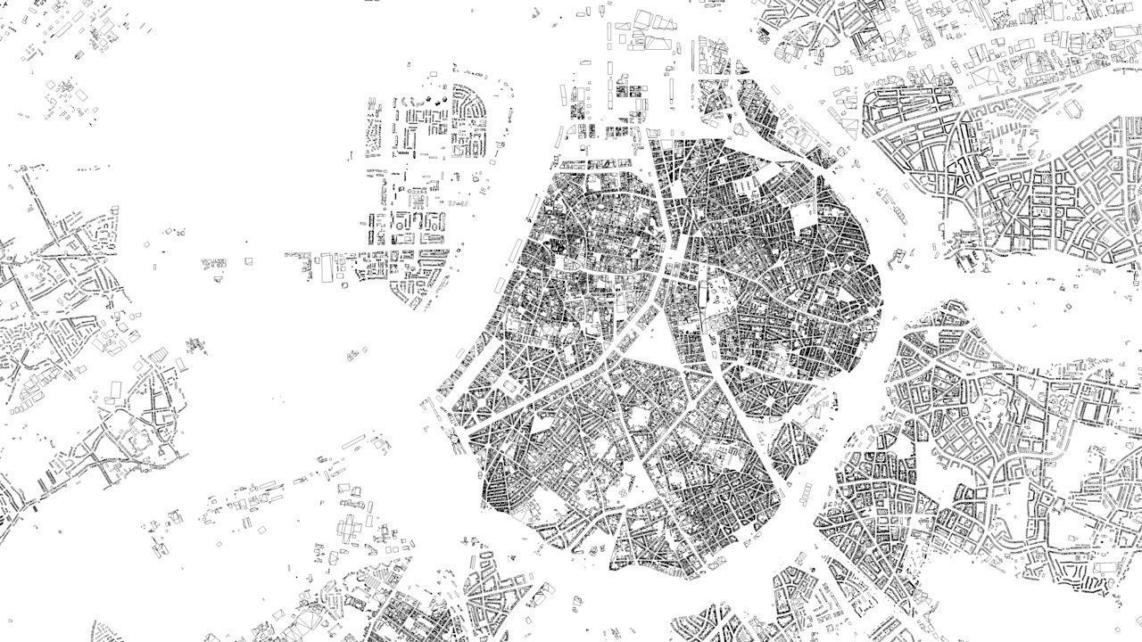 Antwerp Road Network and Streets 3D model_11