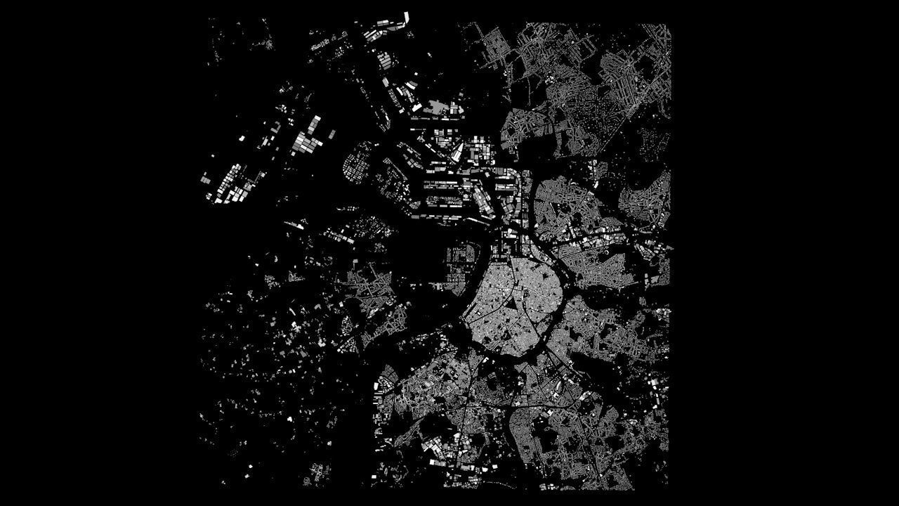 Antwerp Road Network and Streets 3D model_8