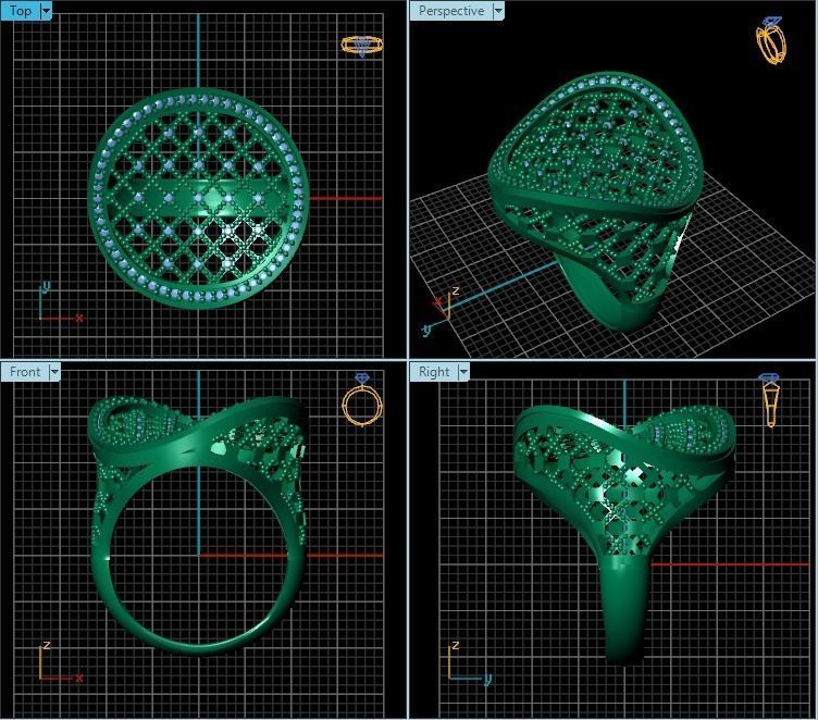 Ring R0325 3D print model_2
