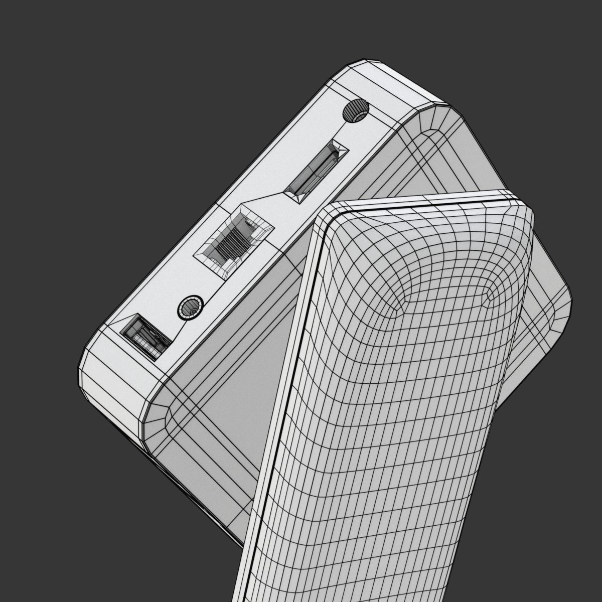 Media TV Box 3D model_12