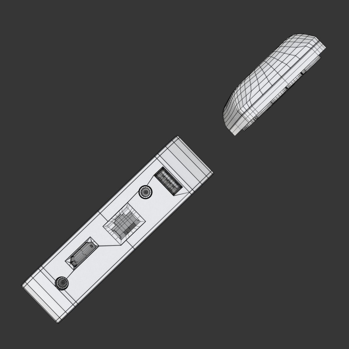 Media TV Box 3D model_9