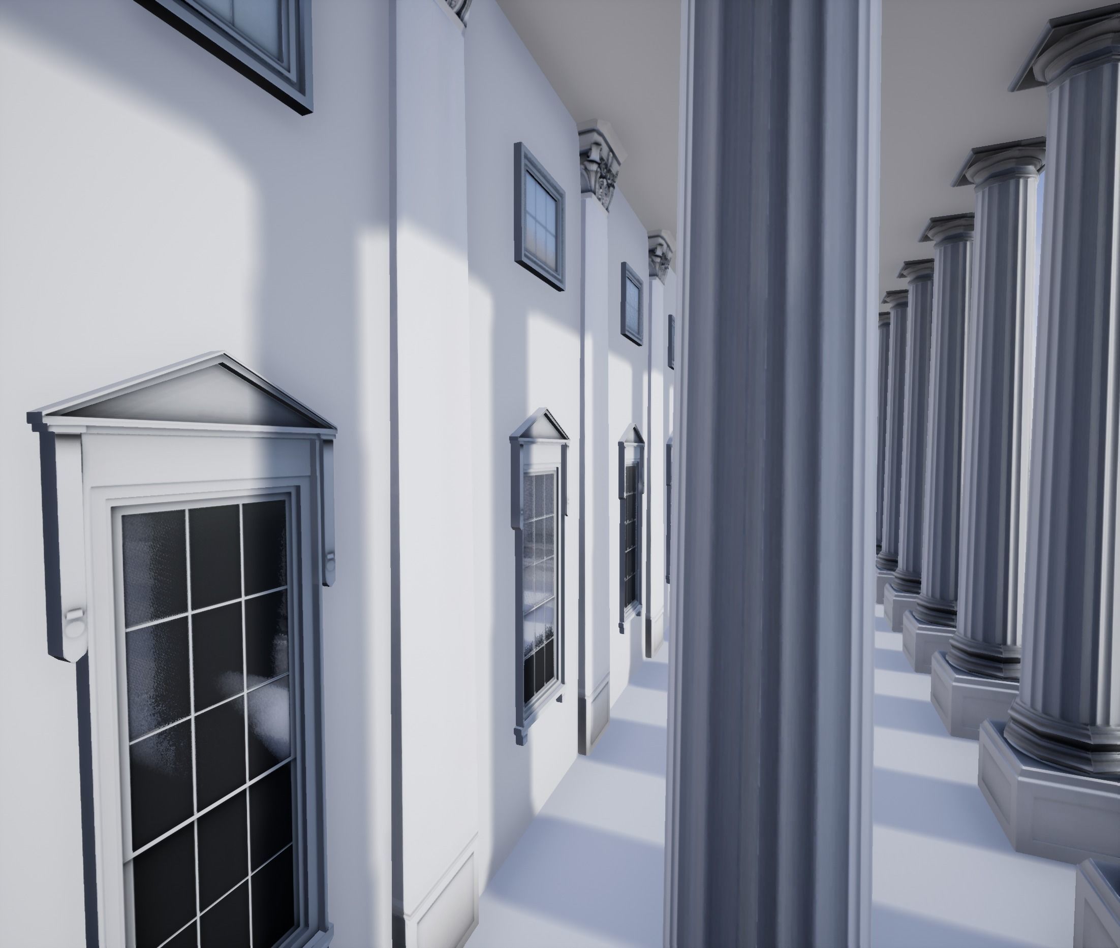 United States Capitol low poly Low-poly 3D model_55