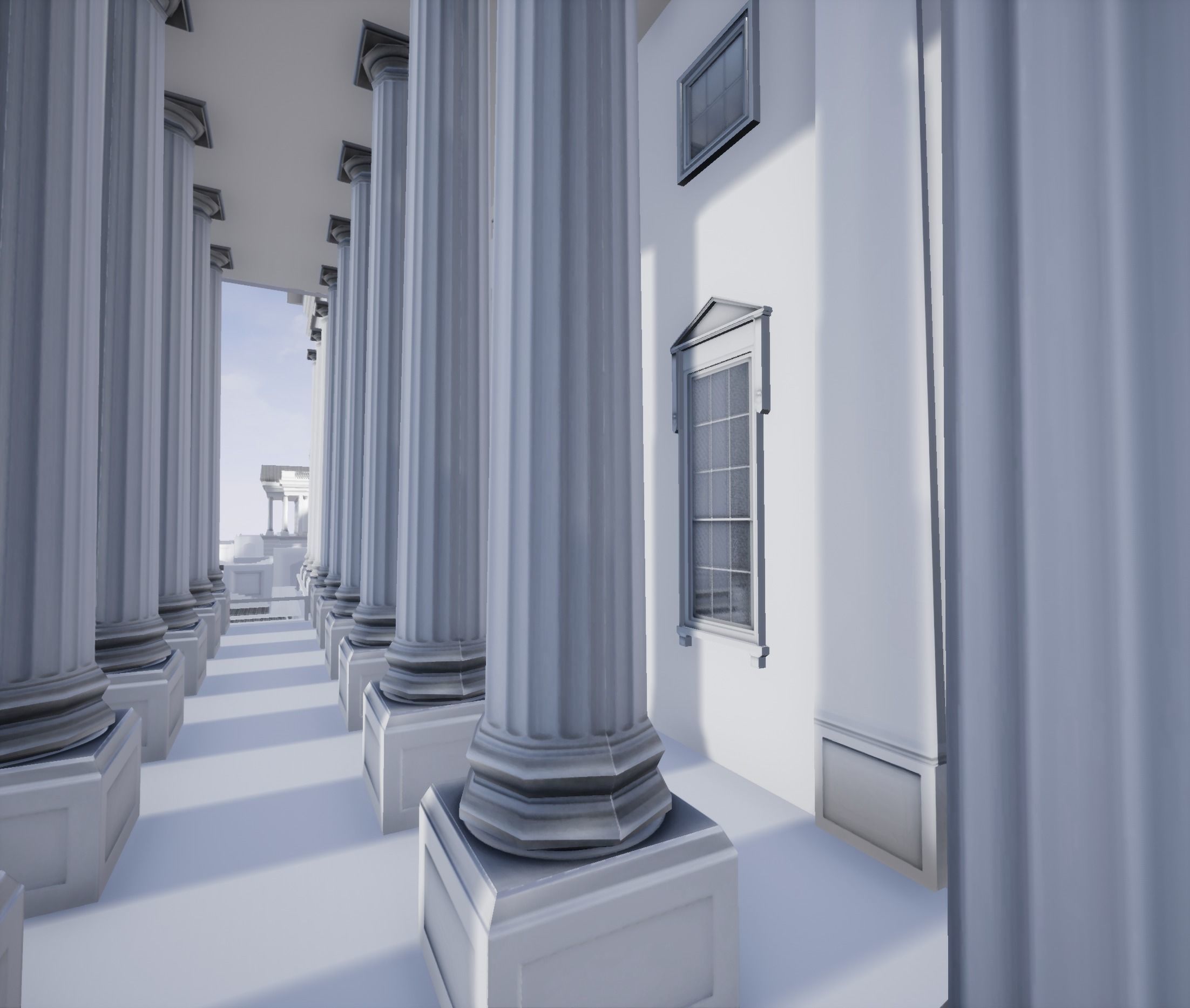 United States Capitol low poly Low-poly 3D model_56